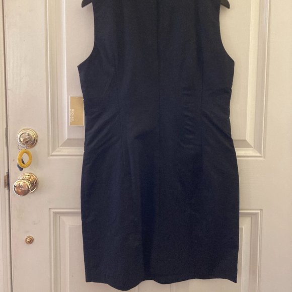 Michael Kors Black Sleeveless Dress/Zip Pockets/12/MSRP $149.50!/ON SALE $45! - Picture 2 of 3